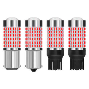 22W 1157 ไฟเบรค LED สว่างเป็นพิเศษ 3014 144SMD 6000K สำหรับอุปกรณ์ตกแต่งรถยนต์ BAY15D P21/5W BAZ15D ไฟท้าย - Product Image 5