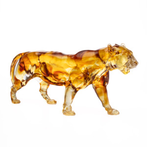 Handmade Tiger Statue Crystal Art Customized Color Engraveable Home Decor Art Family CC.2501.ACB