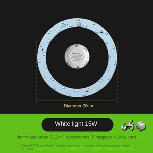 โมดูล COB LED 6W วอร์มไวท์ 3500K AC 220V ไฟส่องสว่างภายในอาคาร อายุการใช้งาน 50000 ชม. CRI80 80lm/W 4500lm ปรับความสว่างได้ รับประกัน 3 ปี - Product Image 2
