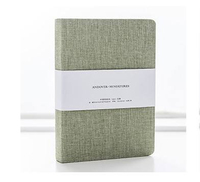 Carnet de composition à couverture en tissu rigide A6 B6, reliure cousue, pages lignées, plusieurs couleurs, papeterie, journal
