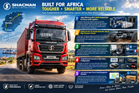 Nouveau camion tracteur SHACMAN H3000S 4x2 385HP Euro 2 avec moteur Weichai, boîte de vitesses automatique à gauche, pièces de rechange pour remorque, livraison rapide