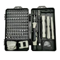 Kit de tournevis de précision 115 en 1 avec embouts magnétiques, outil multifonctionnel pour la réparation électronique de téléphones, ordinateurs portables et ordinateurs
