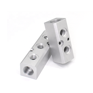 Puerto de rosca PT de alta calidad, conector rápido neumático, manguera de aire, divisor de bloque de aluminio, accesorios - Product Image 3