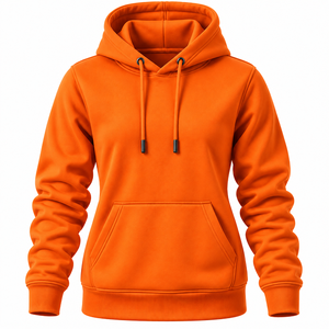 Premium Women Pullover <b>Hoodie</b> 100% Polyester <b>Fleece</b> Sweatshirt Oversized Relaxed Fit Casual Streetwear <b>Lined</b> Bulk Supply - Product Image 1