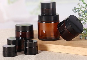 Botol Salep Kaca Coklat Tertutup Rapat, Wadah Obat Tradisional Cina untuk Krim Wajah dan Mata 100ml, Wadah Kosmetik Kaca - Product Image 6