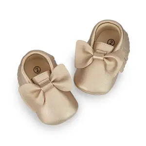 Baby Girls Shoes First Walkers Newborn PU Leather Baby Moccasins Soft Boy Girl Fringe Soft Soled Non-slip Footwear Shoesalkers