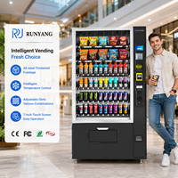 Distributeurs automatiques de monnaie RUNYANG personnalisés pour articles de vente au détail, distributeur automatique de boissons pour aliments et boissons