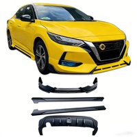 Kit carrosserie pour Nissan Versa 2020-2022, pour nouvelle Sylphy, pare-chocs avant, lèvre arrière, jupes latérales, matériau plastique ABS, vente chaude