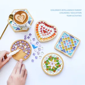Kit d'art de mosaïque DIY-Ensemble de fabrication de cadre de mosaïque culturelle créative avec tous les matériaux - Product Image 1