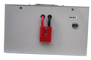 Batterie au lithium-fer 24V 90Ah 25kg 24 mois 90A de décharge Indicateur SOC RS485 Couleur blanche - Product Image 4