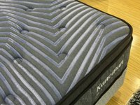 Matelas de lit moyen ferme de 12 pouces, tissu noir, matelas à ressorts de luxe haut de gamme, mousse à mémoire de forme, matelas hybride king size en boîte