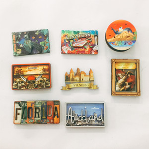 XS LTD nhà máy Nhà cung cấp sản phẩm tùy chỉnh quà lưu niệm khuyến mại bằng gỗ Bảng chữ cái 3D chữ cái tủ lạnh nam châm quốc gia - Product Image 2