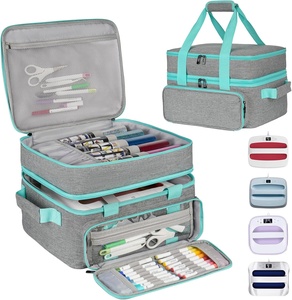 Étui de transport portable pour <span class=keywords><strong>Cricut</strong></span> <span class=keywords><strong>EasyPress</strong></span> 2/<span class=keywords><strong>Cricut</strong></span> <span class=keywords><strong>EasyPress</strong></span> 3 - Sac de rangement double couche pour presse à chaud, sac organisateur - Product Image 1
