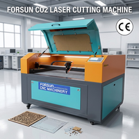 25% de réduction sur l'imprimante laser 3D CO2 Glow Forge 2026 600*900mm 1390 6040 pour usage domestique avec tube de 80W pour la découpe du bois et du plastique