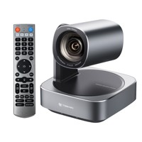 Cámara PTZ 4K con Zoom Óptico 12X para Conferencias y Controlador de Joystick 4D para Conferencias, Iglesias, Transmisión en Vivo, POE, NDI