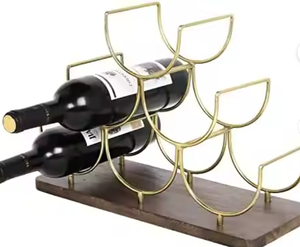 Elegante estante de vino de Metal de lujo, mesa elegante para soporte de champán para fiestas de boda, juegos de Bar, portabotellas - Product Image 5