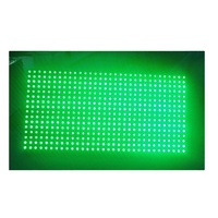 DIP P10 module d'affichage LED de couleur verte unique pour panneau de message mobile