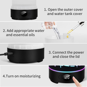 2025 New hương liệu máy thông minh humidification RGB bầu không khí ánh sáng đầy màu sắc ánh sáng ban đêm tạo độ ẩm - Product Image 4