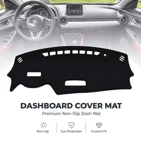 Pour Mazda CX-3 2015 2016 2017 2018 2019 2020 2021 2022 2023 Housse de tableau de bord de voiture Accessoires auto Housse de protection pour tableau de bord de voiture