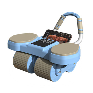 Roue abdominale à rappel automatique avec interconnexion intelligente par application <span class=keywords><strong>pour</strong></span> l'engagement musculaire, les crunches, <span class=keywords><strong>un</strong></span> <span class=keywords><strong>ventre</strong></span> <span class=keywords><strong>plat</strong></span> et le renforcement parfait des abdominaux, <span class=keywords><strong>pour</strong></span> usage domestique - Product Image 1