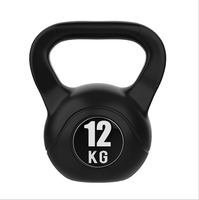 Kettlebell professionnel en plastique réglable en fer Logo personnalisé équipement de musculation entraînement à domicile ciment rempli de sable Gym Fitness
