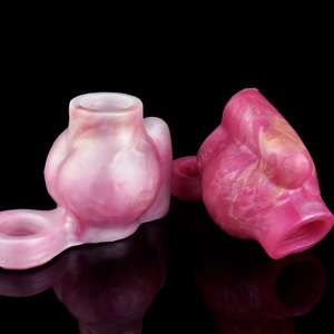 New Toy <b>Remote</b> <b>Control</b> <b>Vibrator</b> Big Knot Sleeve Ejaculation Delay Pleasure Cock Penis Ring <b>Vibrating</b> Cock Ring Sex Toys for Men - Product Image 5