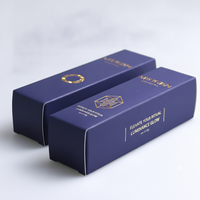 Boîte à fermeture automatique en papier texturé personnalisé, finition mate douce au toucher, emballage cadeau pour produits de soin de la peau