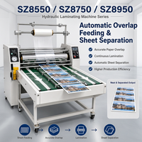 Laminateur hydraulique à arrêt automatique pour film BOPP, machine de laminage 520 mm 4,5 kW, production continue