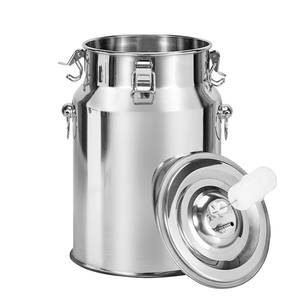 Ordeñadora portátil <span class=keywords><strong>de</strong></span> vaca con cubo <span class=keywords><strong>de</strong></span> acero inoxidable <span class=keywords><strong>de</strong></span> 10L, ordeñadora Pulsante para ganado con 4 revestimientos <span class=keywords><strong>de</strong></span> leche - Product Image 2