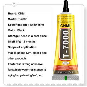Cnmi <span class=keywords><strong>กาว</strong></span>สีดำ <span class=keywords><strong>T7000</strong></span>อีพ็อกซี่เรซิ่นสำหรับซ่อมโทรศัพท์มือถือกรอบกระจกจอแอลซีดีกระถางดอกไม้คริสตัล rhinestones <span class=keywords><strong>กาว</strong></span> - Product Image 4