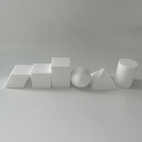Cubes en polystyrène EPS blancs imperméables, blocs de mousse dure, cubes en polystyrène pour travaux manuels en polyfoam