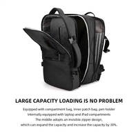 Porte-documents personnalisé avec logo, durable, antivol, avec chargement USB, pour affaires, sport, unisexe, imperméable, fermeture éclair, grande capacité, pour ordinateur portable