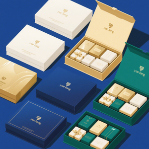 Premium Custom Rigid Gift Box Eco-Friendly Recyclable Carton <b>Packaging</b> High-End Waterproof Embossing Sponge Lining Brand 500 - Product Image 3
