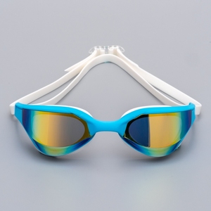 Kính bơi khung silicon chống sương mù Bảo vệ tia cực tím Dây đeo có thể điều chỉnh Kính bơi chuyên nghiệp dành cho các cuộc thi ngoài trời - Product Image 3