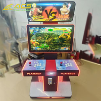 Machine d'arcade de combat ACS, borne verticale à monnayeur, commandes par joystick et boutons, écran LCD