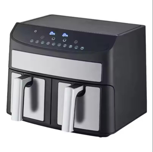 Freidora de Aire Doble Inteligente de 9L con Pantalla Táctil para el Hogar, Horno Eléctrico con 2 Cestas Independientes - Product Image 5