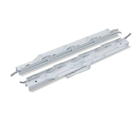 Jin Yingxin Support de persienne en aluminium argenté, manivelle, 4 pouces, pour verre, style moderne minimaliste, finition naturelle, chambre à coucher, eau