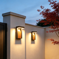 Applique murale extérieure en aluminium, luminaire étanche 18W, garantie 2 ans, pour villa, allée, propriétaire, balcon