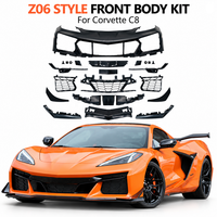 Pare-chocs avant style Z06 pour Chevrolet Corvette C8 2020-2024, kit de carrosserie de mise à niveau, conversion de lifting de véhicule