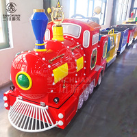 Le carnaval monte le mini train électrique sans rail monte pour le terrain de jeu extérieur d'intérieur de parc d'enfants