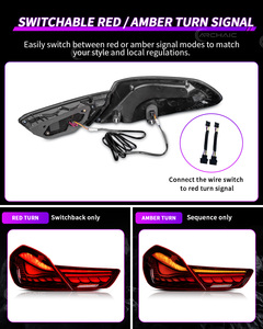 Luz trasera LED roja automática arcaica para <span class=keywords><strong>BMW</strong></span> 6 Series F06 F12 F13 2011-2018 640i/<span class=keywords><strong>640d</strong></span>/650i/M6 Plug + Play luces traseras de diseño de fábrica - Product Image 6
