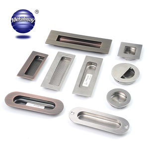 Recessed Pull Sliding <strong>Door</strong> Handle Modern Stainless Steel Hidden Flush Adjustable Bedroom Kitchen Dresser Drawer Use Antirust - Product Image 4