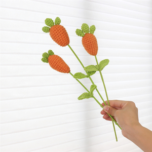 Carino fatto a mano finito Crochet frutta animali <span class=keywords><strong>fiori</strong></span> per gli amici regalo decorazione per la casa - Product Image 5