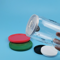 Couvercle de canette en silicone pour animaux de compagnie, couvercle de canette de soda