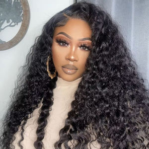 Extensions de cheveux vierges cambodgiens 100% naturels, doublement étirés, cuticules alignées, bouclés, ondulations lâches, qualité 12A, pour <span class=keywords><strong>tissage</strong></span> - Product Image 3
