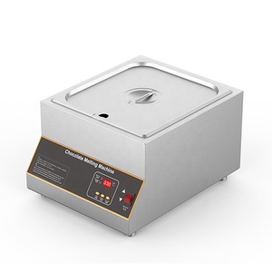 Máquina Eléctrica de fusión de <span class=keywords><strong>Chocolate</strong></span>, comercial, Digital, doble olla, fundido de <span class=keywords><strong>Chocolate</strong></span> inoxidable - Product Image 2