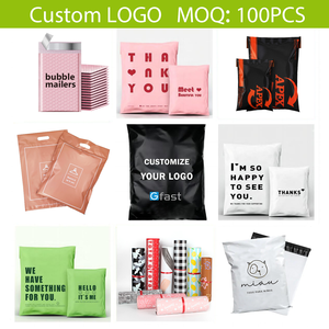 Sac de courrier Ecommerce Posting Pochette d'<span class=keywords><strong>envoi</strong></span> Correo gris rose et poignée de colis Recyclé Eco Friendly Order Send Mail Bag - Product Image 3