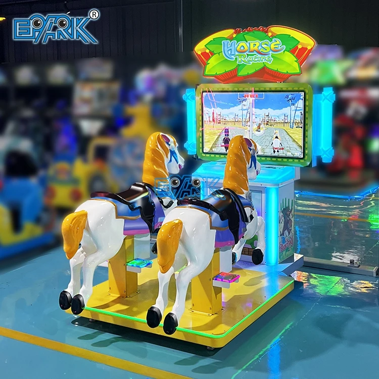 コイン式アミューズメントアーケード競馬キディライドゲーム機