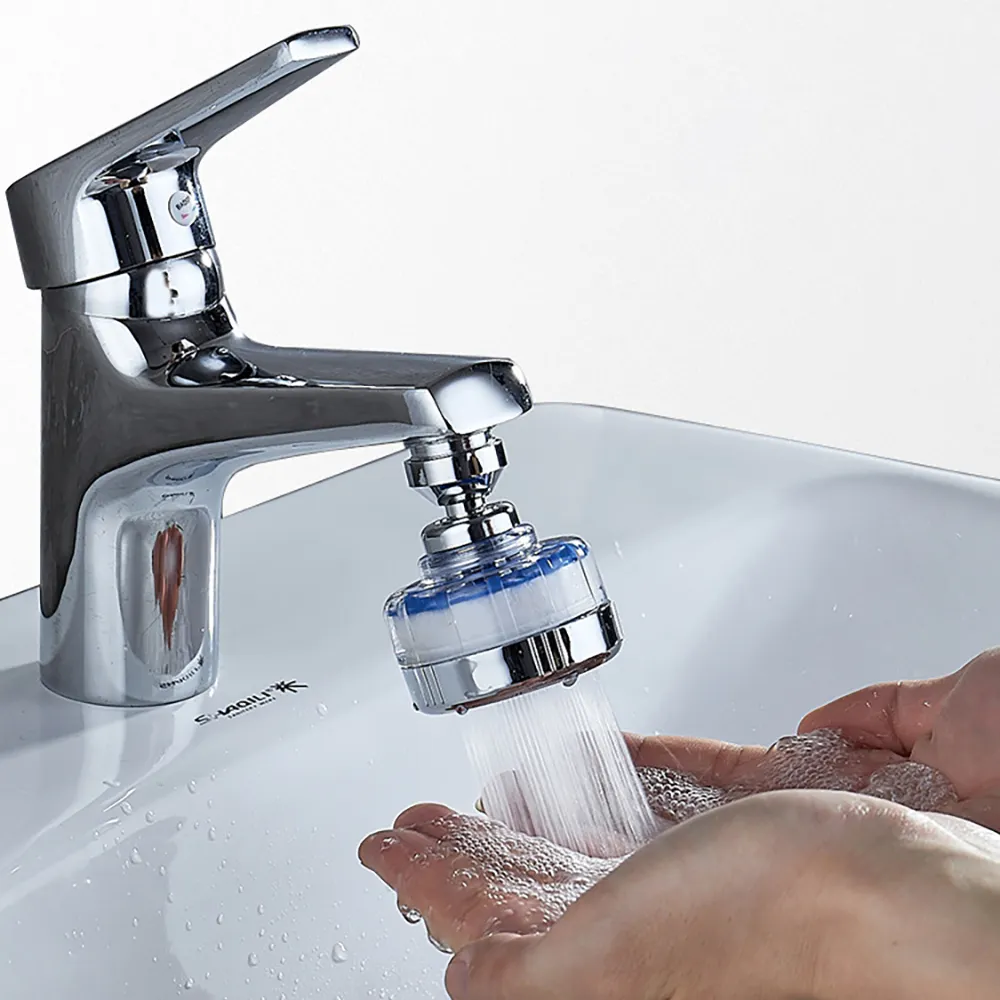 Il rubinetto portatile del depuratore d'acqua del rubinetto della cucina ruota il dispositivo di drenaggio espandibile di 360 gradi facile da installare