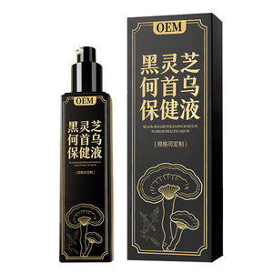 น้ำยาบำรุงผมดำ โอม แบล็ค เซซามี โพลีกอนัม มัลติฟลอรัม สำหรับทุกสภาพเส้นผม สมุนไพรบำรุงผมขาว - Product Image 1